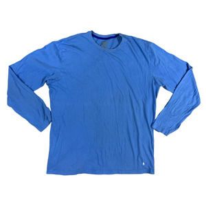 Polo Ralph Lauren Blue Long‎ Sleeve T Shirt Men's Size L